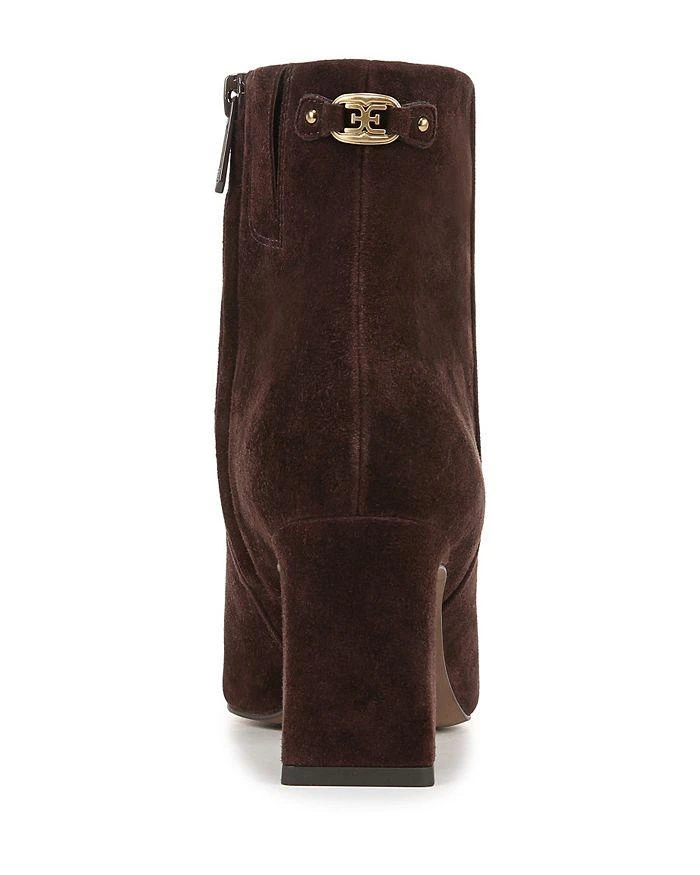 Sam Edelman Women's Saige Pointed Toe Mid Heel Ankle Booties 4