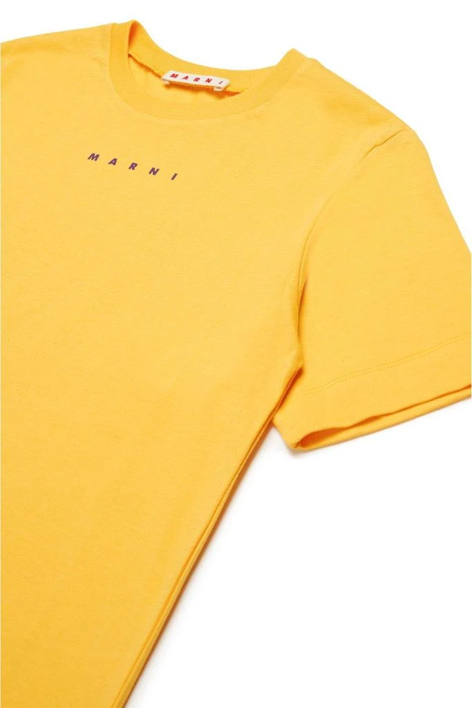 Marni Logo Detailed Crewneck T-shirt 3