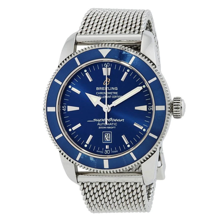 Breitling Pre-owned Breitling Superocean Heritage 46 Automatic Chronometer Blue Dial Men's Watch A1732016-C734