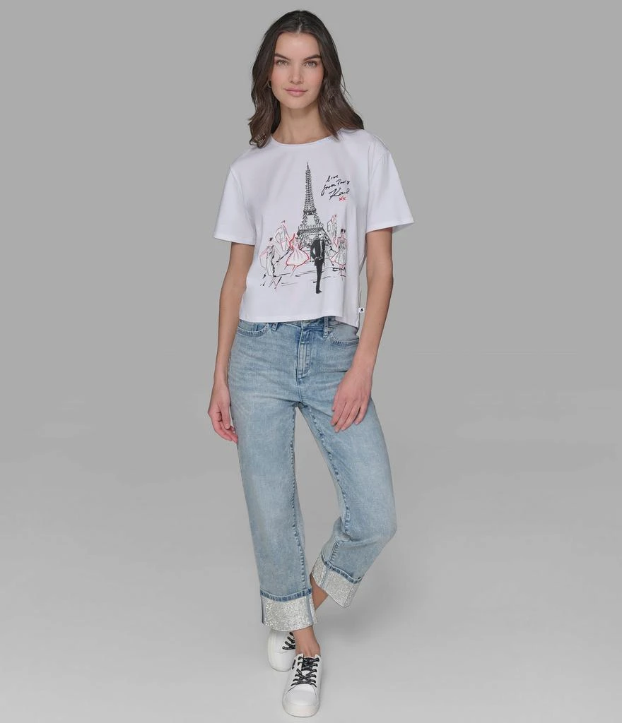 Karl Lagerfeld Paris KARL IN PARIS SKETCH LOGO TEE 3