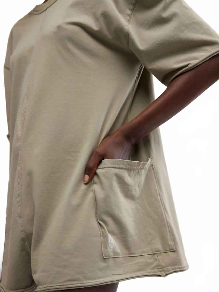 FP Movement Hot Shot Tee Romper In Sage Stone