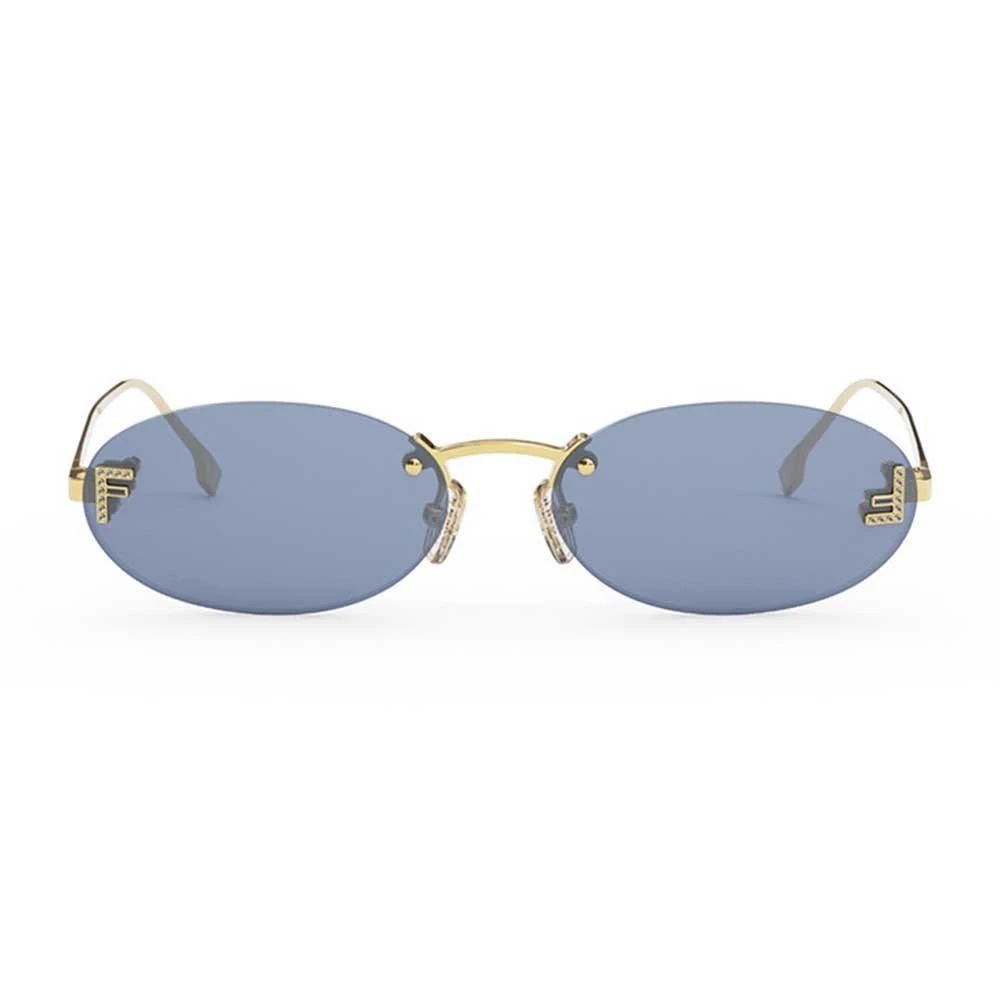 Fendi Fendi Eyewear Oval Frame Sunglasses 1