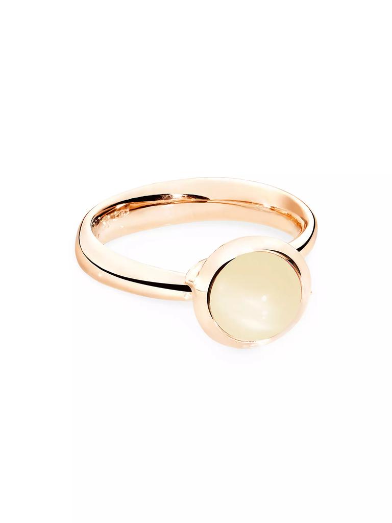Tamara Comolli Bouton 18K Rose Gold & Moonstone Ring