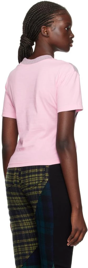 Rave Review Pink & Gray Unni T-Shirt 3