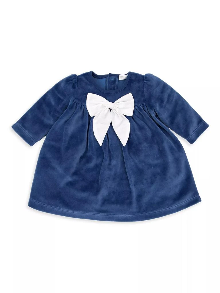 Kissy Kissy Baby Girl's "My First Hanukkah" Velour Dress 1
