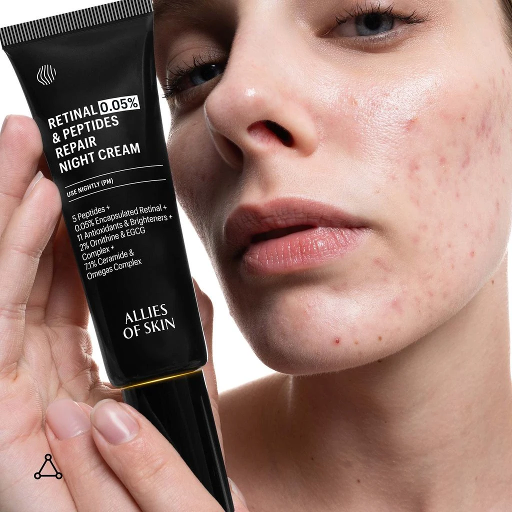 Allies of Skin Allies of Skin Retinal 0.05% & Peptides Repair Night Cream 48ml 6