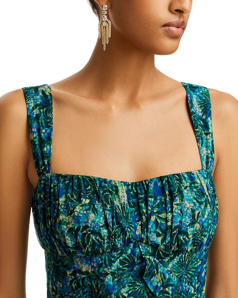 Saloni Chandra Silk Ruffled Dress 2
