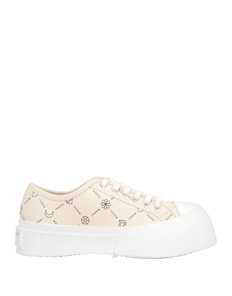 Marni GREY LEATHER MARY JANE SNEAKERS - Casual Shoes