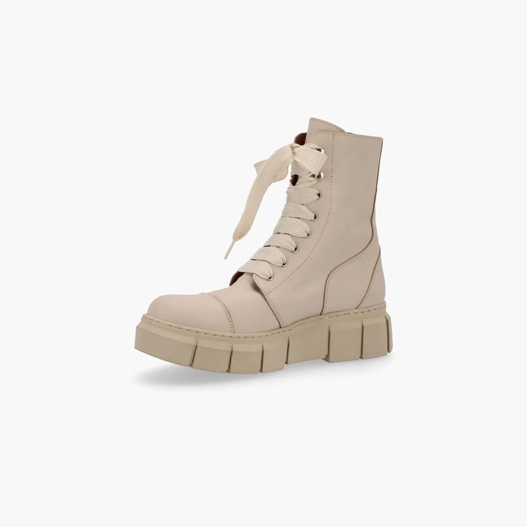 ALOHAS Can Can Cream Leather Ankle Boots 3