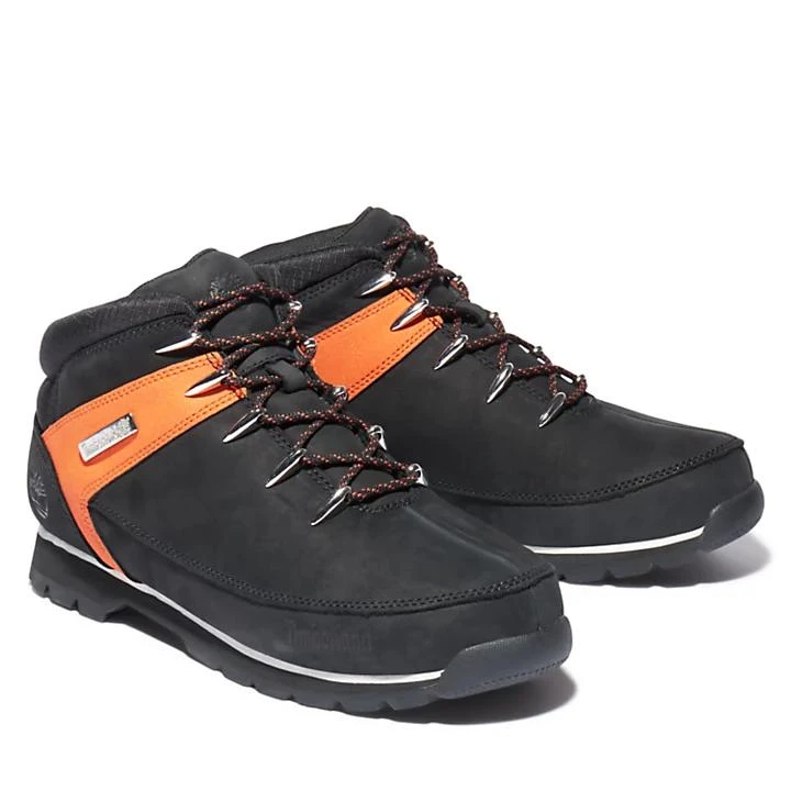 Timberland Euro Sprint Hiker for Men in Black/Orange 4