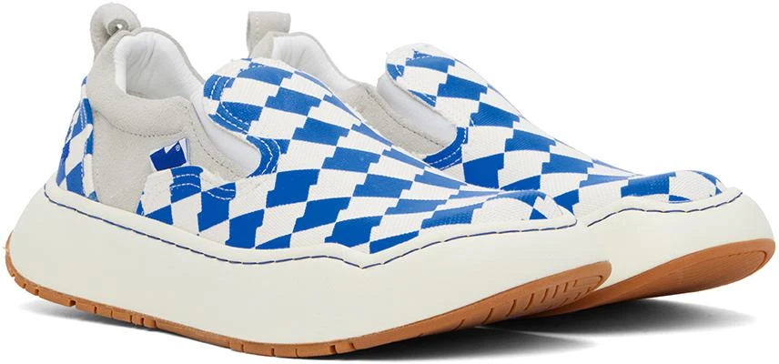 ADER error Blue & White Log LAD Sneakers 4