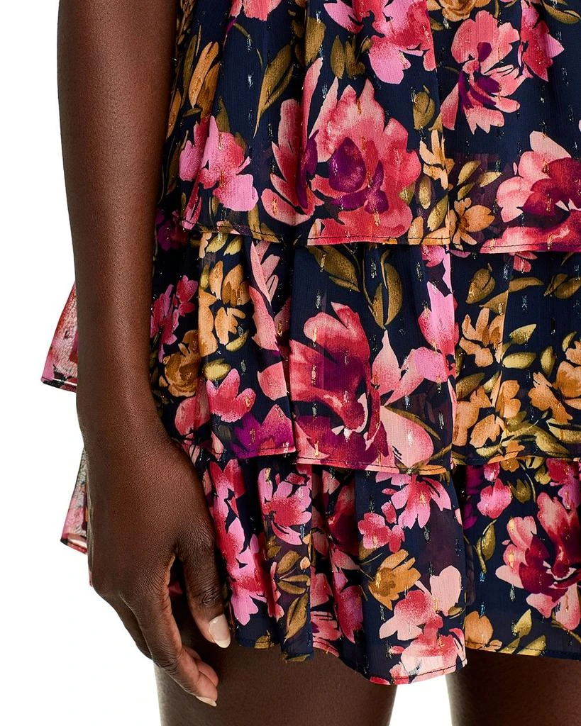 AQUA Floral Skirt Dress - Exclusive 6