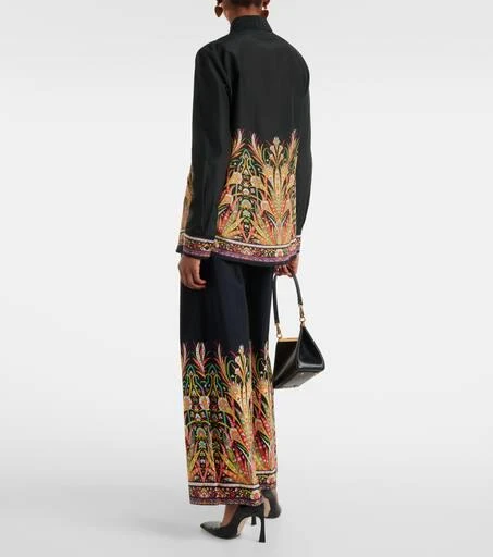 ETRO Printed cotton and silk shirt 3