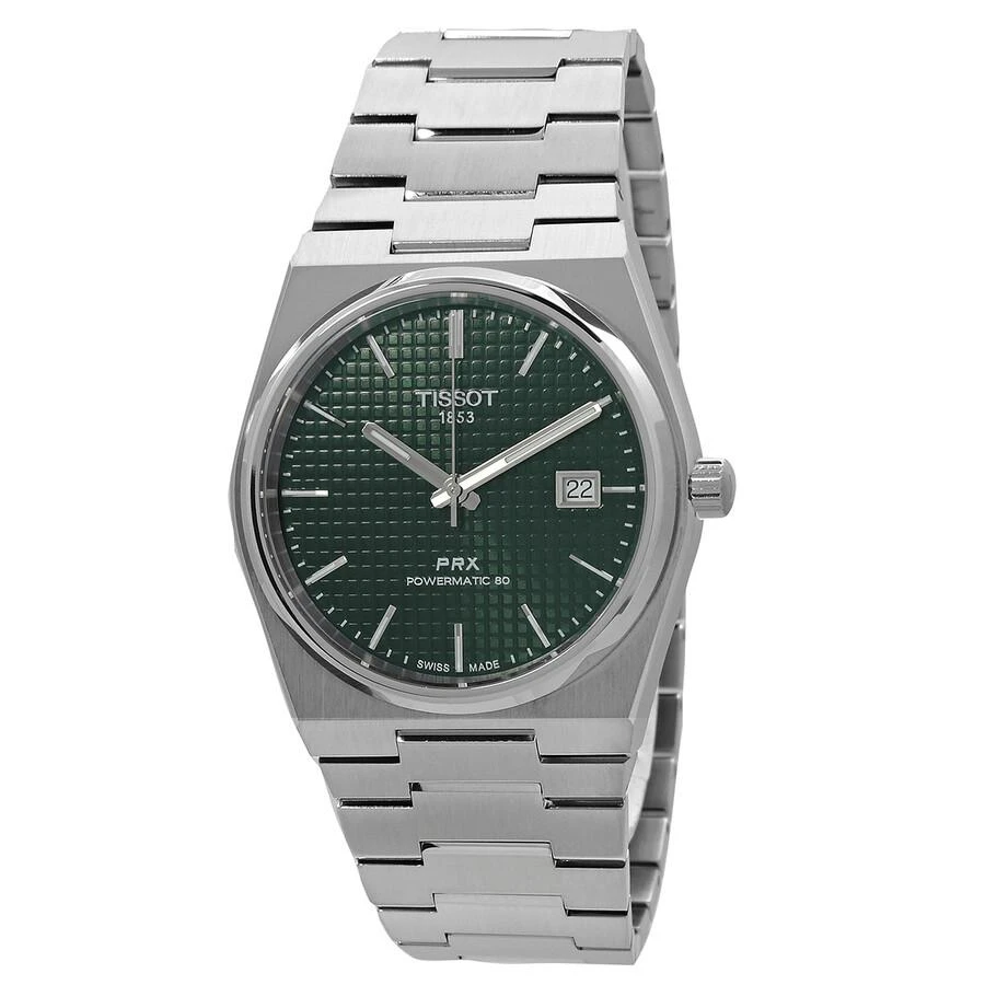 Tissot Tissot PRX Powermatic 80 Automatic Green Dial Men's Watch T137.407.11.091.00 1