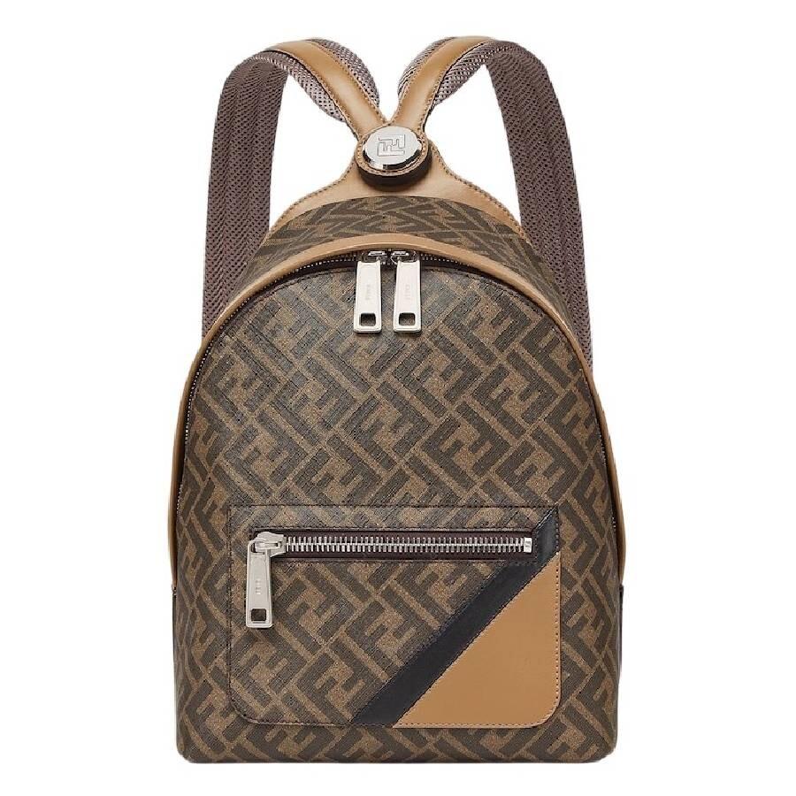 Fendi Fendi Chiodo Small Fendi Diagonal - Backpacks - Free
