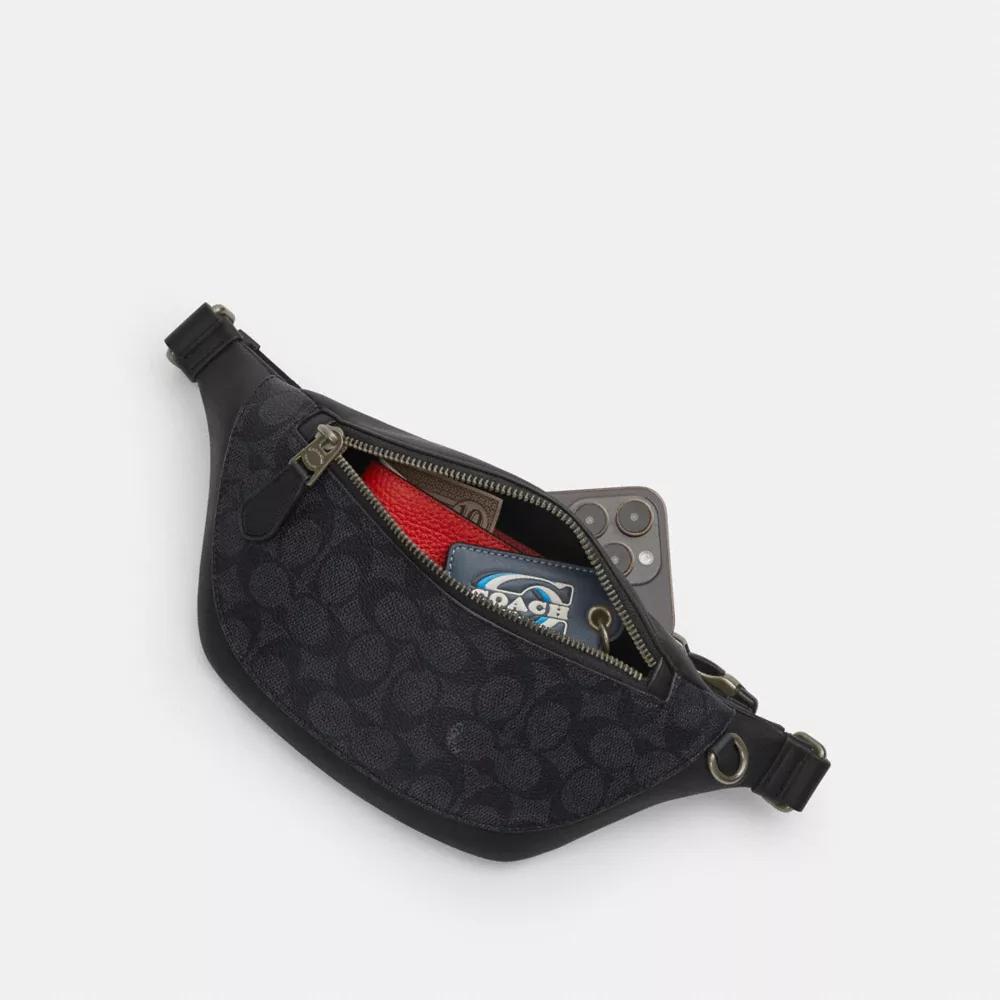 Coach Warren Mini Belt Bag In Signature Denim - Bags
