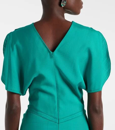 Victoria Beckham Gathered midi dress 6