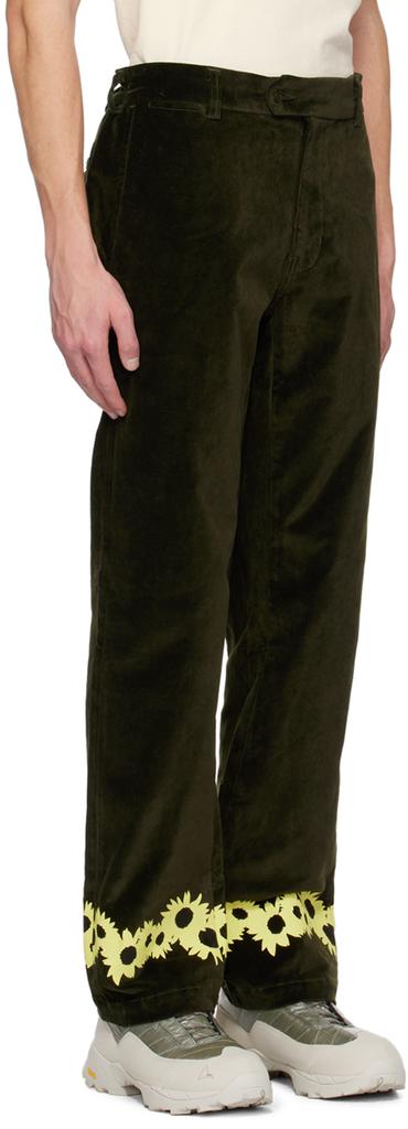 Saintwoods Green Flower Trousers
