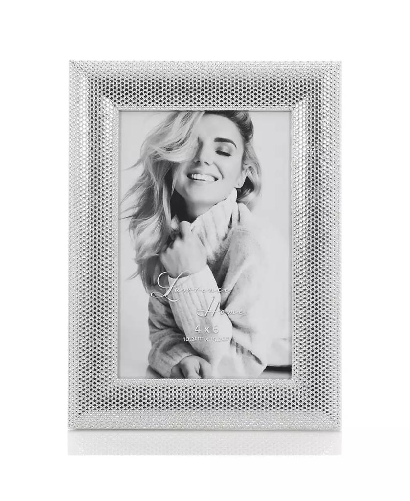 Lawrence Frames Pindot Design Metal Picture Frame, 4" x 6"