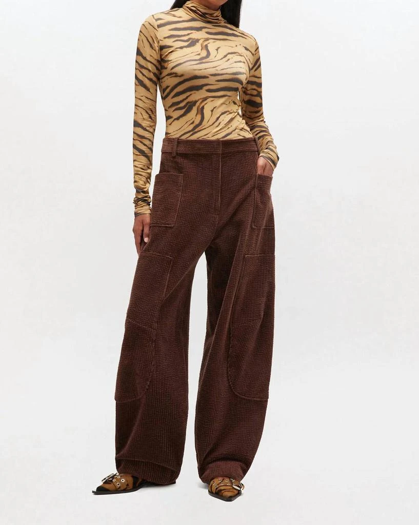 Ganni Ganni - Corduroy Curved Trousers