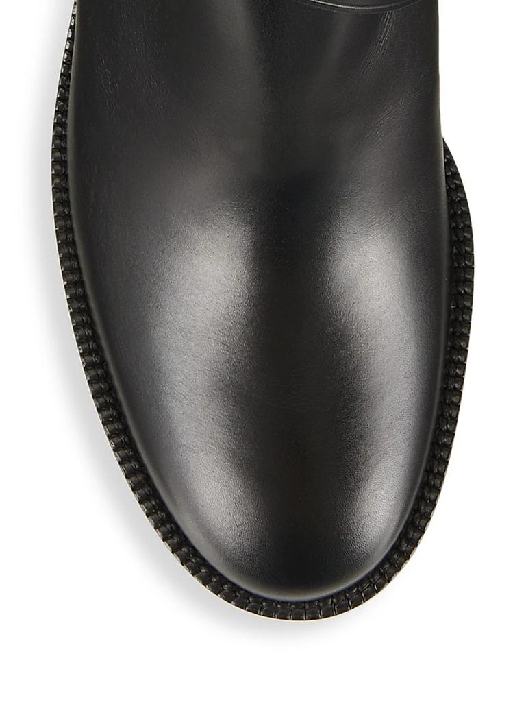 Burberry Pryle House Check & Leather Ankle Boots 4