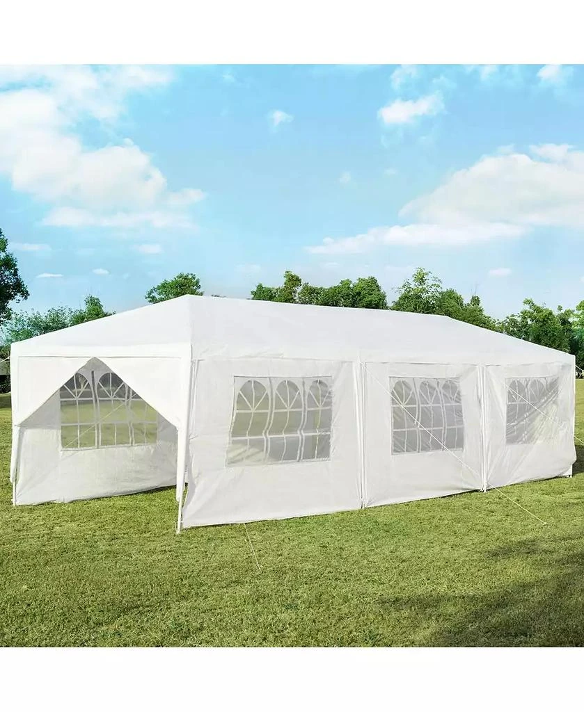 GIVIMO 10 x 30 Feet Outdoor Canopy Tent with 6 Removable Sidewalls and 2 Doorways 2