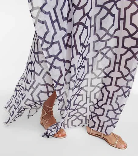 Alexandra Miro Roxanne printed chiffon kaftan 5