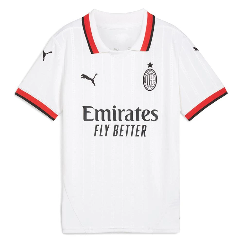 Puma AC Milan Away Crew Neck Short Sleeve Replica Soccer Jersey (Youth)