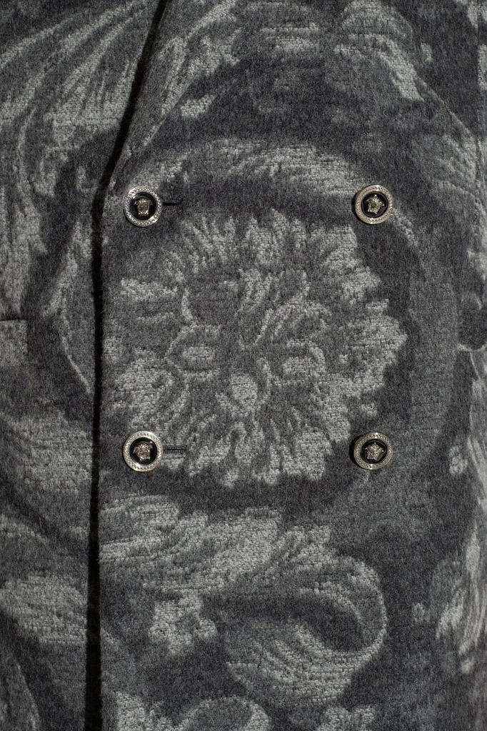 Versace Versace Barocco Double Breasted Long Coat 5