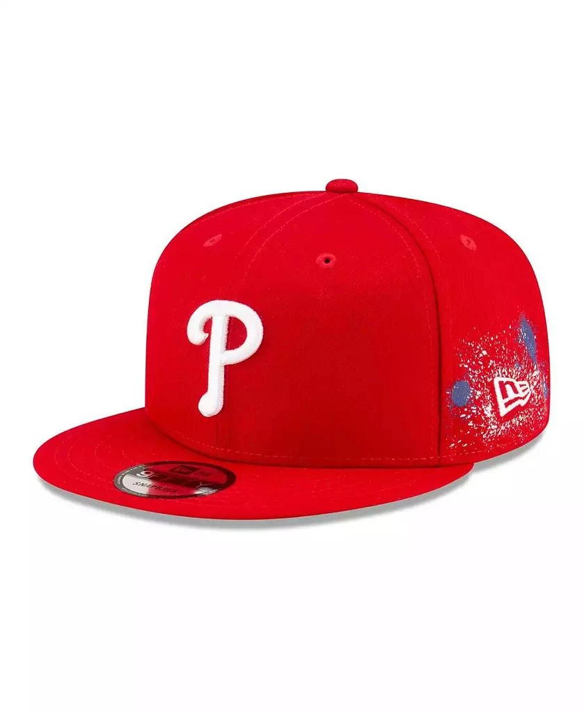 Guy Fieri's Flavortown x MLB Men's Red Philadelphia Phillies 9FIFTY Snapback Hat 3