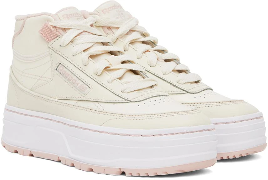 Reebok Off-White Club C Geo Mid Sneakers 4