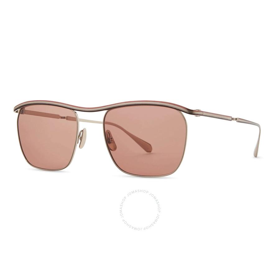 Mr. Leight Owsley S Tahitian Rose Irregular Unisex Sunglasses ML4027 12KG/TAHR 53