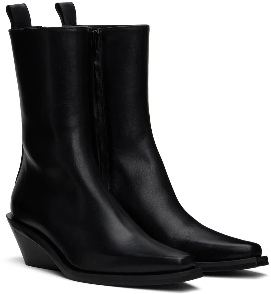 ANN DEMEULEMEESTER Black Vesper Boots 4