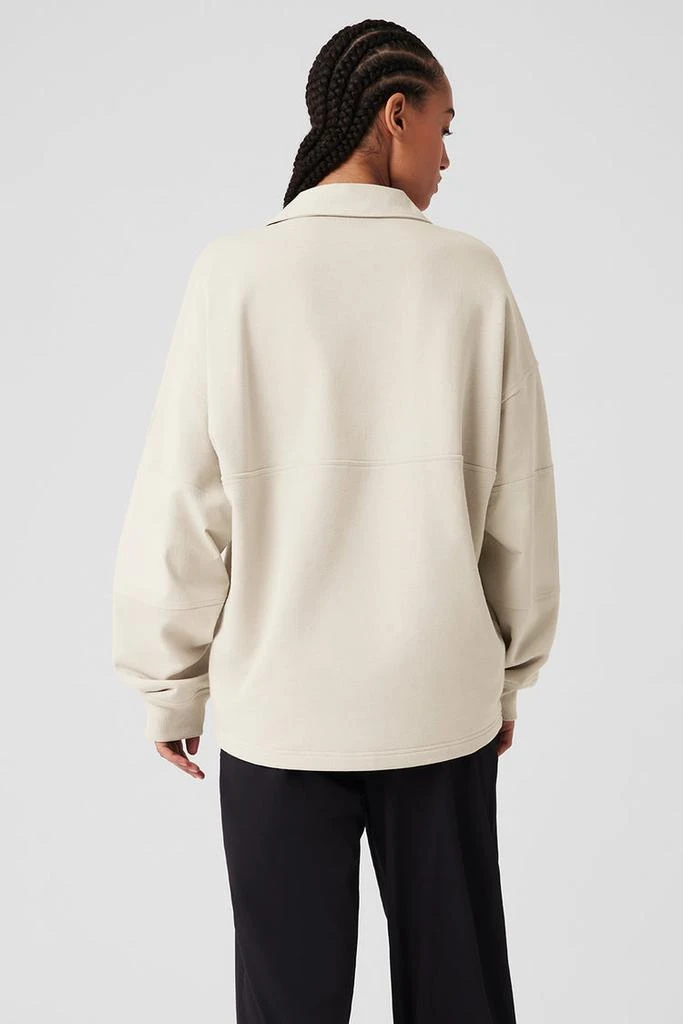 Alo Mixmatch Rugby Sweatshirt - Bone 2