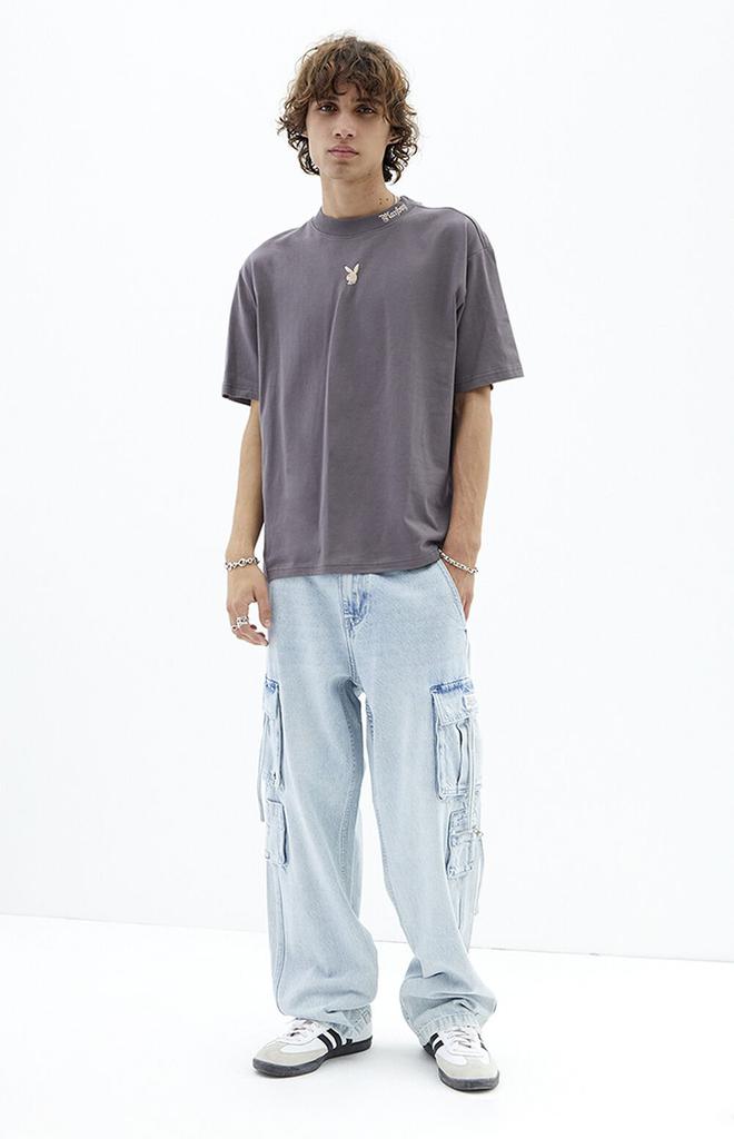 ★LEE★ Oversized fit cargo denim pants indigo medium LE2501 Men's Baggy Fit Cargo Denim Jeans – G-Style USA