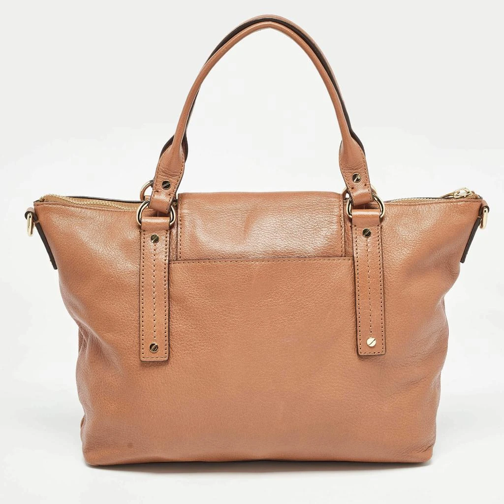 Michael Kors MICHAEL Michael Kors Brown Leather Hamilton Satchel 4