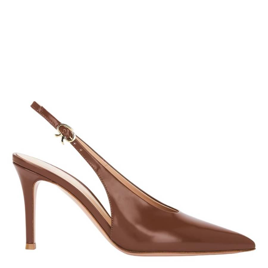 Shop Robbie Slingback Leather Pumps on Sale at BeyondStyle