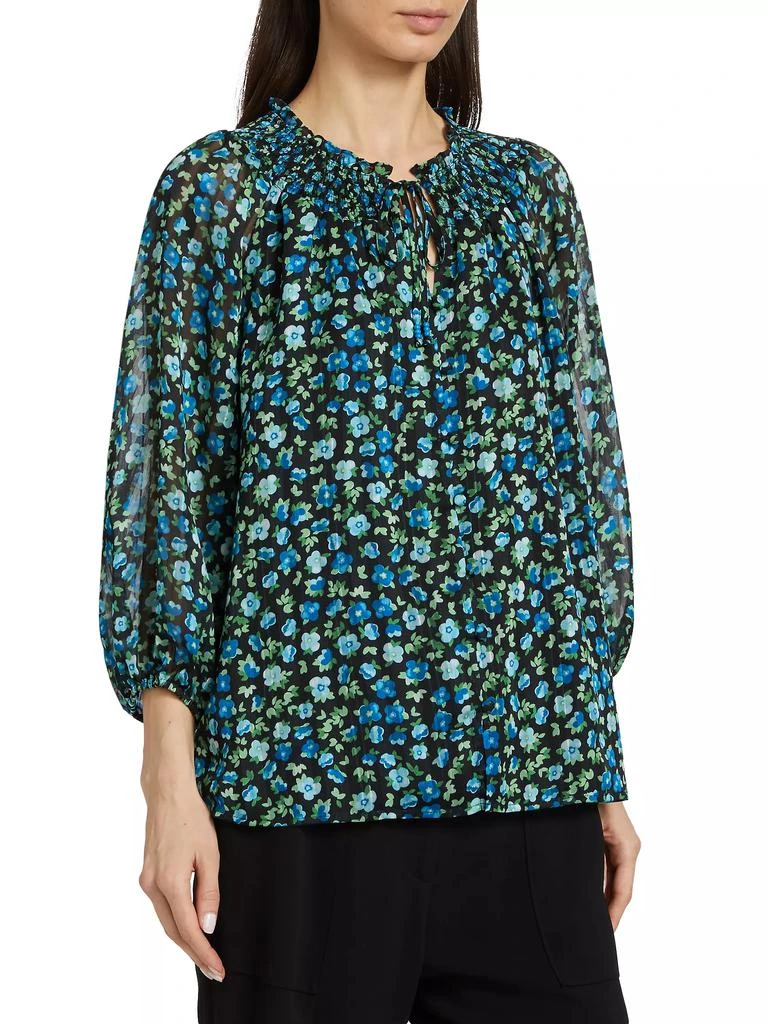 Tahari The Miriam Floral Blouse 4