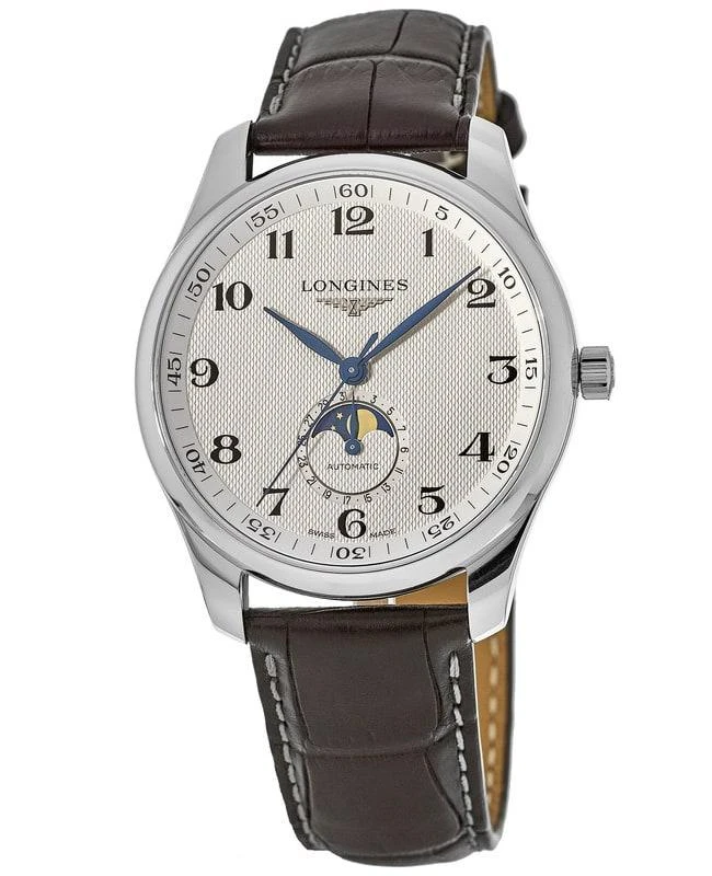 Longines Longines Master Collection Automatic 42mm Silver Dial Brown Leather Strap Men's Watch L2.919.4.78.3 1