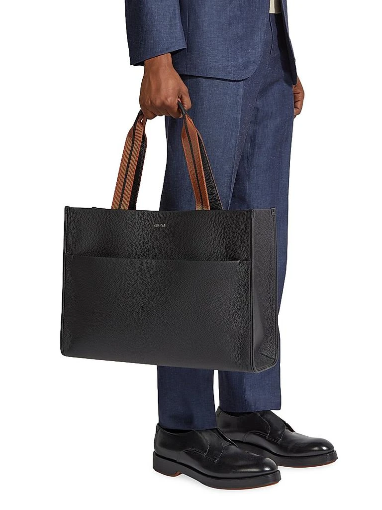 Zegna Deerskin Tote Bag E/W 2