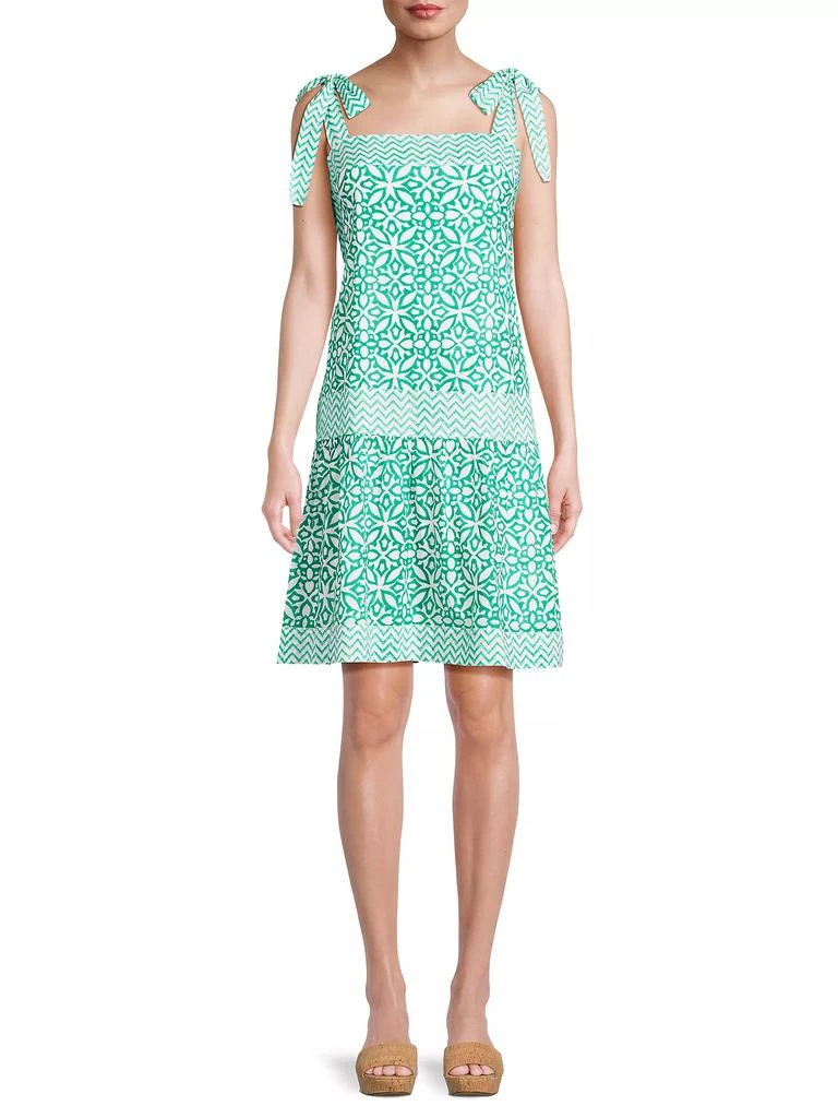 Ro's Garden Aspen Squareneck Cotton Dress 3