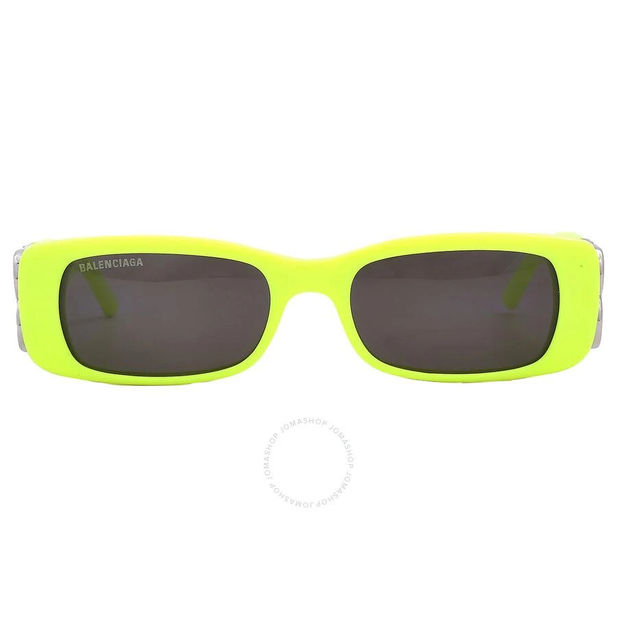 Balenciaga Grey Rectangular Ladies Sunglasses BB0096S 008 51 1