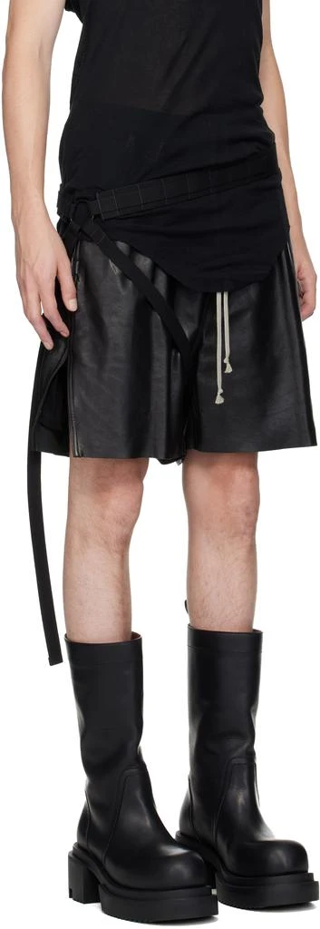 Rick Owens Black Concordians Double Wrap Vicious Belt 2