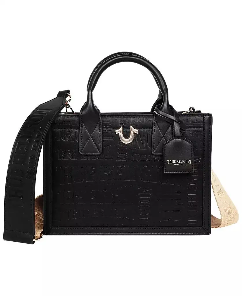 True Religion Mega Logo Modern Tote