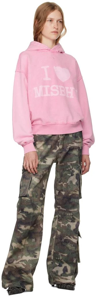 Misbhv Pink 'I Love MISBHV' Hoodie 4