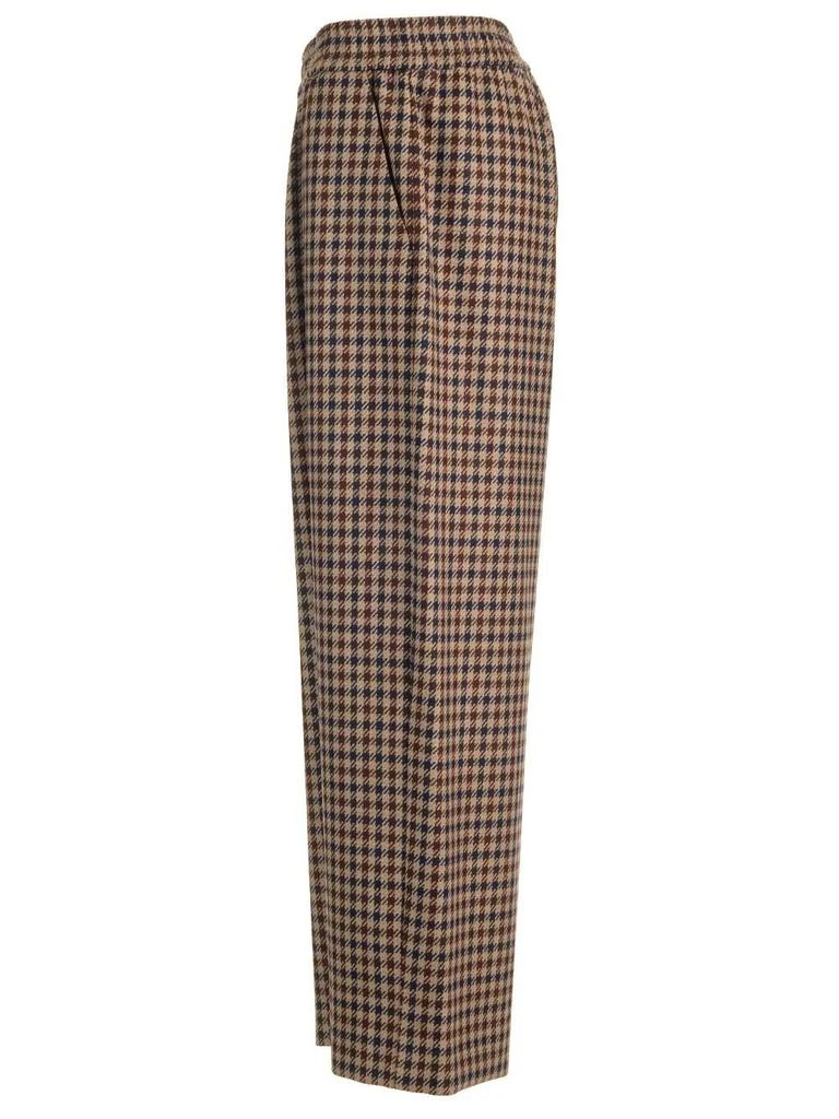 Weekend Max Mara Weekend Max Mara Ebe Checked Wide Leg Trousers 3