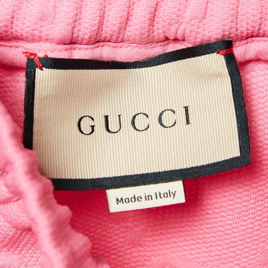 Gucci Gucci Pink GG Jacquard Jersey Web Stripe Shorts S 5