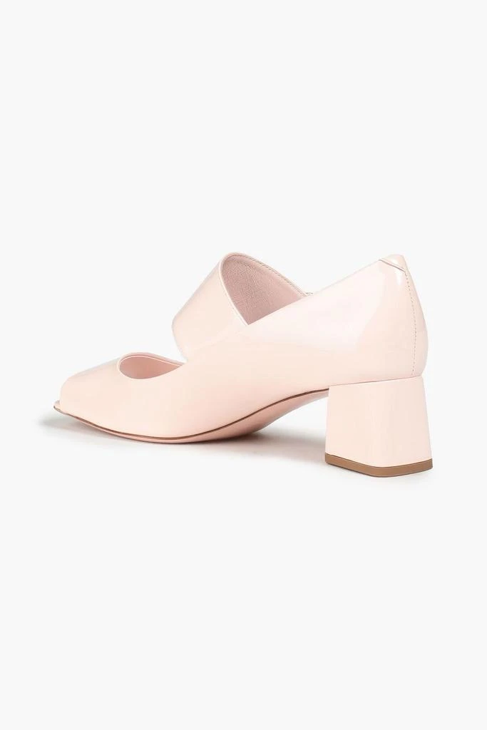 Roger Vivier Satin-trimmed patent-leather pumps 3