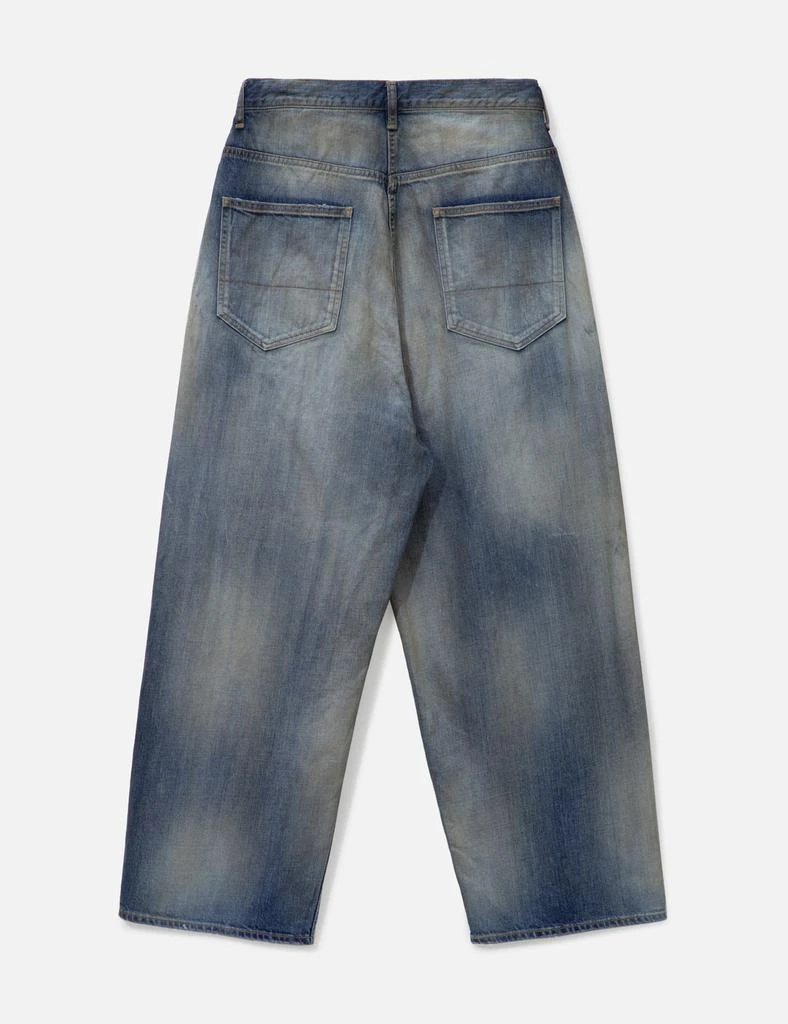 ANCELLM Aging Wide Denim 5P Pants 2