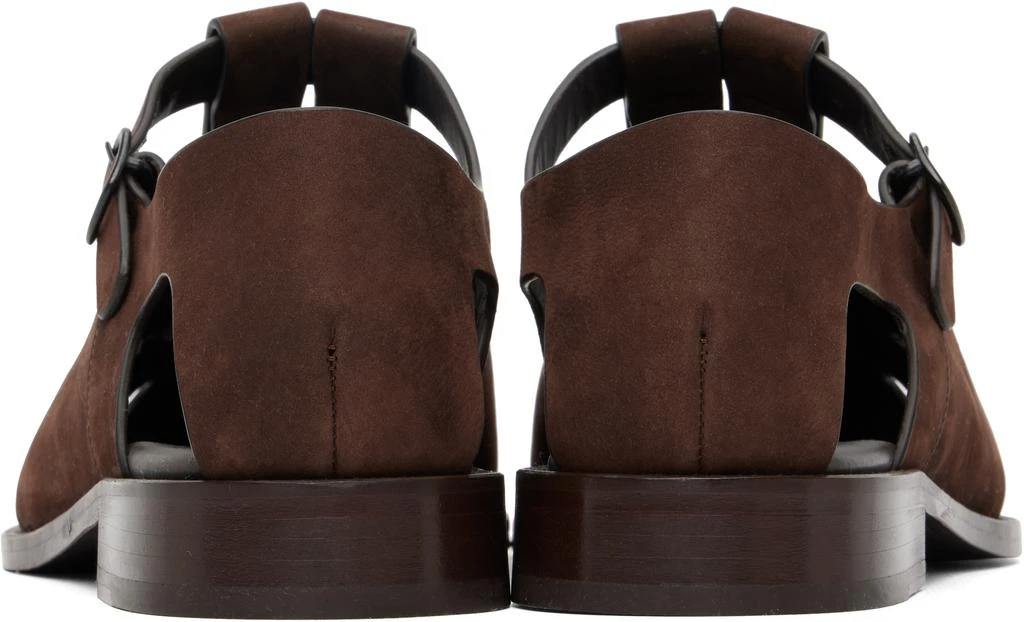 Hereu Brown Besso Nubuck Sandals 2
